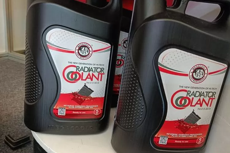 Inilah air radiator atau coolant Megacools./net