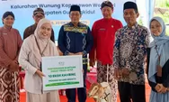 Kampung Zakat Desa Wunung Gunungkidul Dilaunching, LAZISNU DIY Serahkan 10 Ekor Kambing