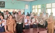 Satlantas Polres Morut Sosialisasi Keselamatan Berlalu Lintas di SMP Lembo