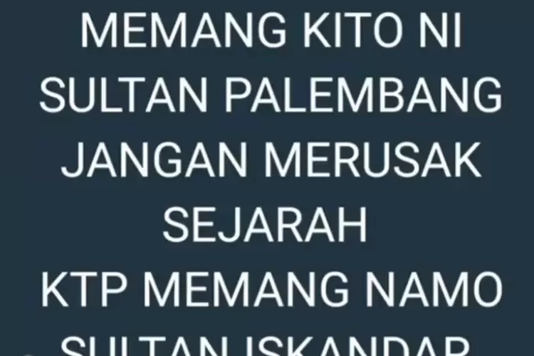 Salah satu konten di akun tiktok yang diduga membuat sultan Iskandar emosi (Dok)