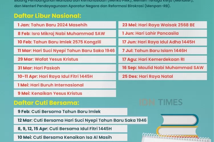 Total 29 Hari: Libur Dan Cuti Bersama Tahun 2024! - Flores Editorial