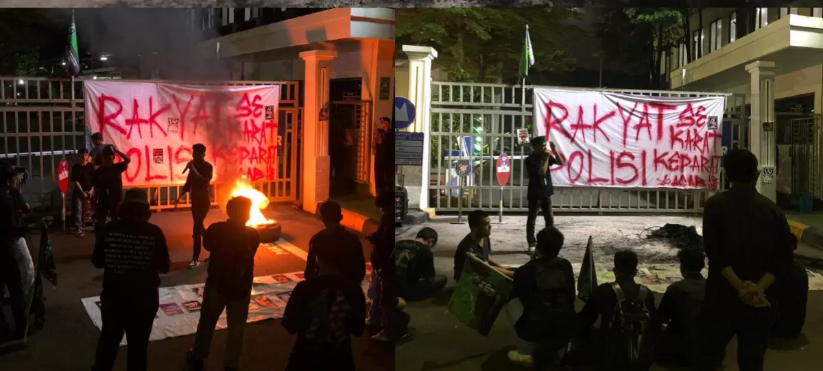 Aksi Himpunan Mahasiswa Islam (HMI) Komisariat Pamulang 