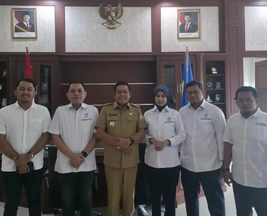 Pengurus DPP INKINDO Sultra saat audensi dengan Wakil Gubernur Sultra Hugua