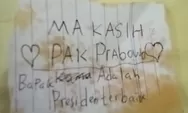 Siswa SD di Makassar Selipkan Pesan Terima Kasih ke Prabowo di Tempat Makanan Bergizi Gratis