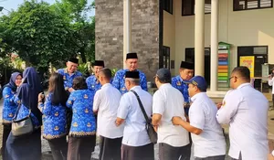 Saat Halal Bihalal Camat Cinere Depok Pesan Kinerja ASN Harus Maksimal