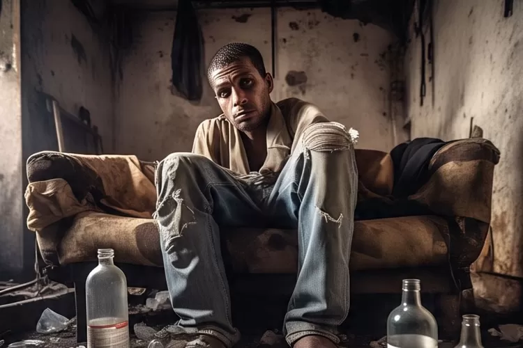 Ilustrasi Gangguan Mental dan Penyalahgunaan Narkoba. Gangguan Mental dan Penyalahgunaan Narkoba, Lingkaran Masalah yang Saling Memperkuat