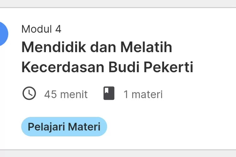 KUNCI JAWABAN PMM MODUL MERDEKA BELAJAR Dilengkapi Dengan Soal Post Test Konten Jateng