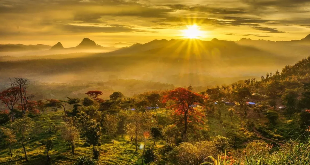 Rekomendasi tempat wisata di Bojonegoro yang menawarkan pemandangan indah dan sejuk (Pinterest/@wahyu biidyanto toak)
