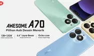 HP Baru Itel A70 Harga Spesial 1 Jutaan: Desain Elegan, Performa Tangguh