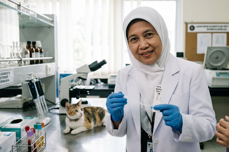 Inovasi Universitas Brawijaya, Rapid Test Panleukopenia untuk Deteksi Dini pada Kucing
