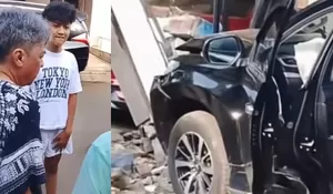 Belum Mahir, Remaja 15 Tahun Bawa Mobil Pajero Tabrak Dua Rumah di Tangsel