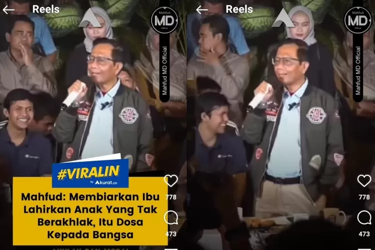Novri Susan, sosiolog dari Universitas Airlangga (Unair), mengecam pernyataan calon wakil presiden nomor urut 03, Mahfud MD, terkait seorang ibu yang melahirkan anak yang dianggap tak beradab sebagai dosa besar terhadap bangsa. (Tangkapan layar Instagram @akurat.co)