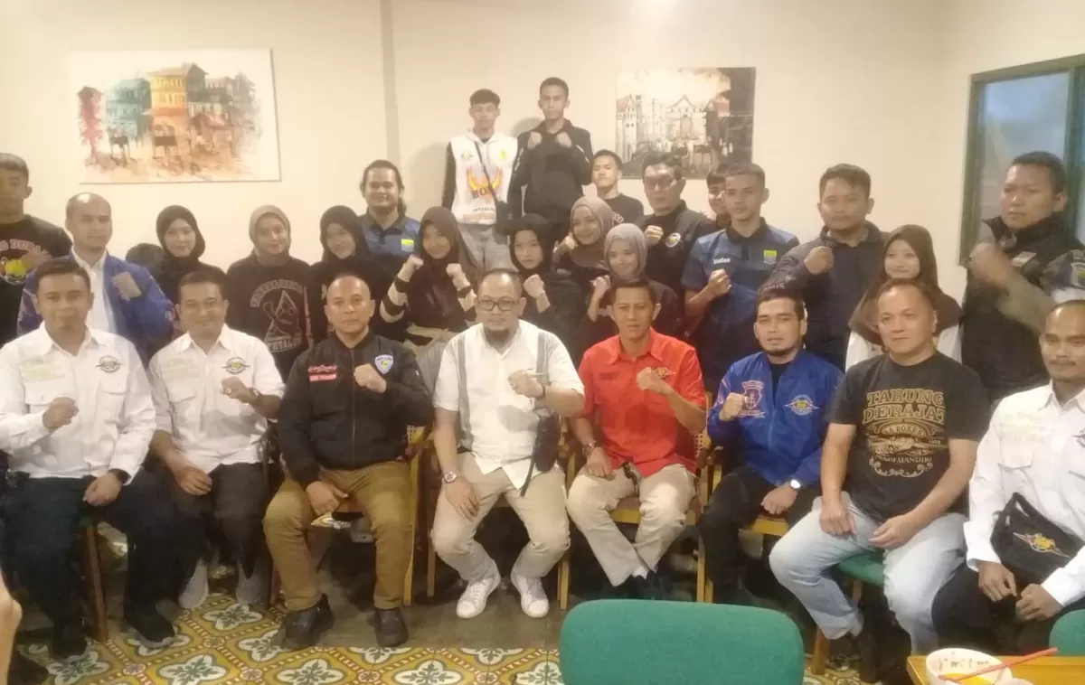 Gelar silaturahmi, PC Kodrat Kabupaten Cianjur bidik tiga emas di Porprov. (FOTO: Ist)