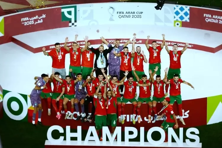 Maroko juara liga arab fifa 2025 (Foto: X/fifa)