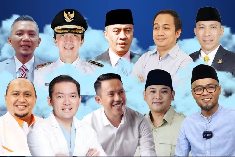 Peserta polling calon wali kota Bogor yang diadakan Metropolitan. Hasil sementara batch kelima dimenangkan Aji Jaya, Rusli Prihatevy dan Sendi. (Sigit/Metropolitan )