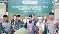 Perdana dalam Sejarah, Mapolres Cianjur Jadi Lokasi Keberangkatan Jemaah Haji Kloter 24 JKS