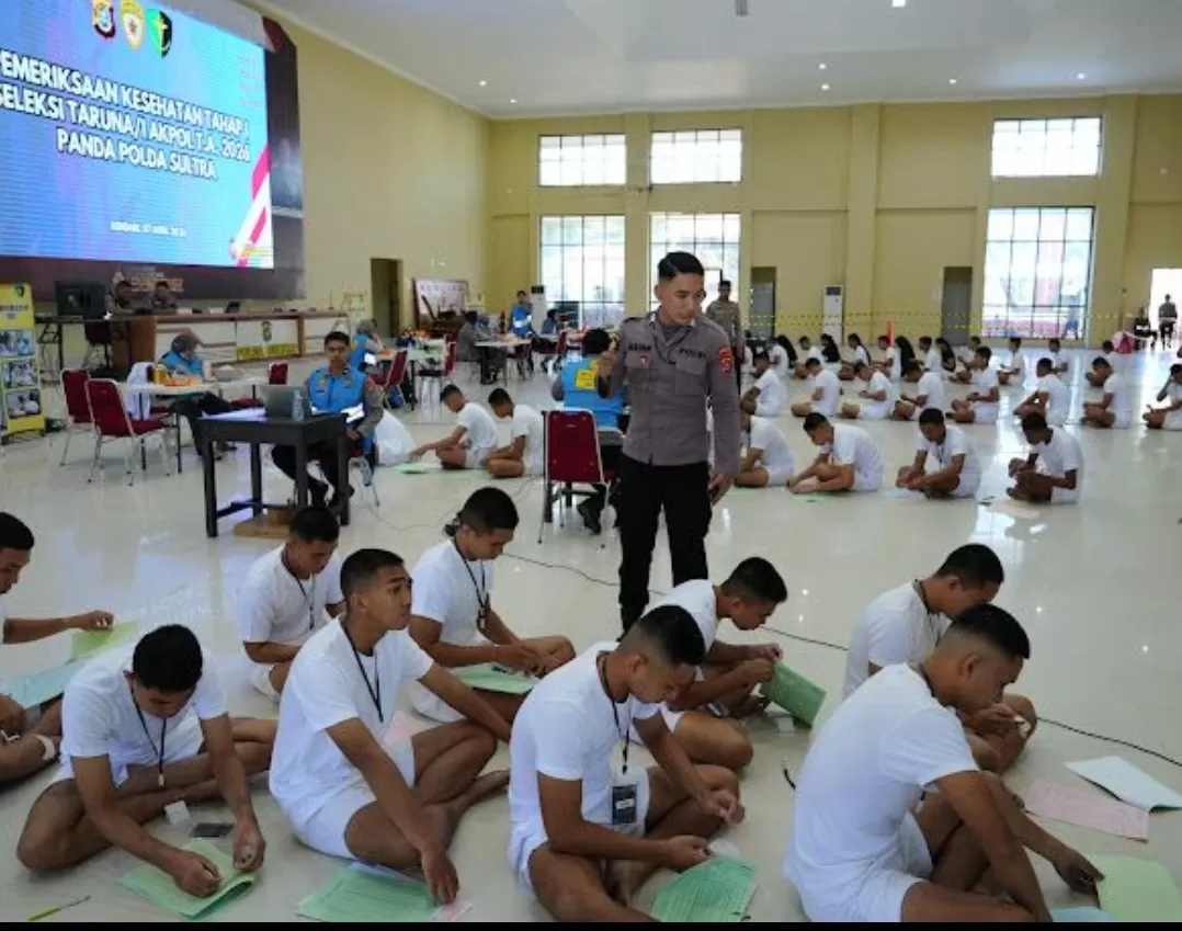 Pemeriksaan kesehatan tahan awal para taruna akpol