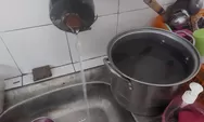 Kulitas Air PDAM Makassar Buruk, Mengandung Lumut Hitam dan Bau, Warga Mengeluhkan Perkakas Dapur Ikut Tercemar Ancam Kesehatan