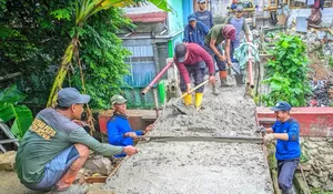 DPUPR Depok Perbaiki Stuktur Jembatan Patah di Kedaung, Sepekan Ditarget Rampung
