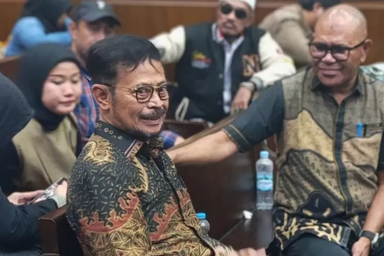 SYL menyebut Surya Paloh dalam nota pembelaannya di Pengadilan Tipikor, Jakarta, sebagai ungkapan terima kasih atas dukungan politiknya. (ANTARA-Agatha Olivia Victoria / HukamaNews.com)