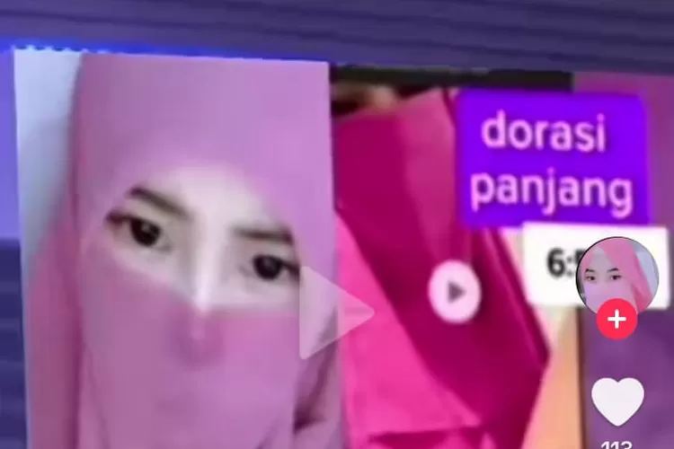 Mbak TKW Kerudung Pink Viral (istimewa)