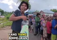 Bonan Dolok Tapteng Masih Terisolir, Warga Harus Jalan Kaki hingga Seberangi Sungai untuk Mendapat Bantuan Logistik