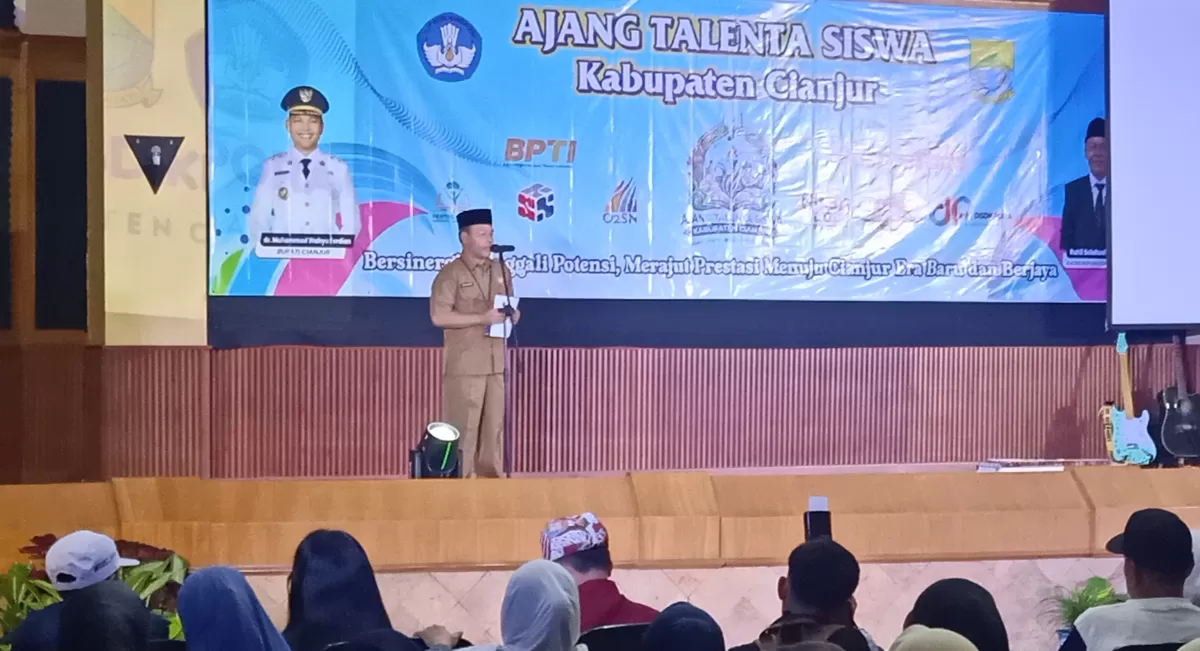 Ribuan pelajar SD dan SMP Cianjur ikuti ATS 2026. (FOTO: Ist)