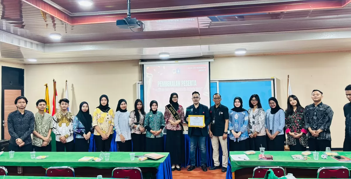 Para finalis Duta Kampus STIE Indonesia Jakarta mengikuti pelatihan personal branding dan public speaking bersama narasumber Ahmad Taufiq Lubis di Kampus STIE Indonesia Jakarta, Rawamangun, Jakarta Timur (Ist).