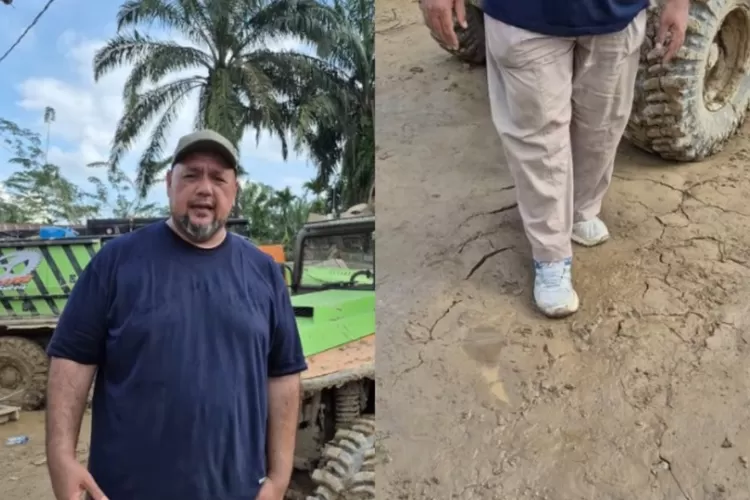 Pasca Banjir Bandang Aceh Tamiang, Jalan Tertimbun Tanah Berlumpur Setinggi 1 Meter, Tampak Keras Diatas Lembek Didalam