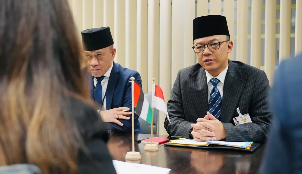 Menteri Luar Negeri Sugiono menyambut pembentukan kantor penghubung (liaison office) oleh Otoritas Palestina guna memfasilitasi komunikasi dengan dewan perdamaian (Board of Peace). (Kalimantansatu.com/Dok. Bakom RI)