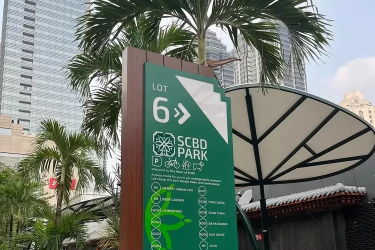 Nongki Gratis Di SCBD Park Jakarta Selatan! Banyak Spot Estetik Lho ...