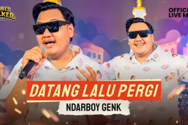 Lagu yang dibawakan Ndarboy Genk - Datang Lalu Pergi (YouTube Mabes Balker Music)
