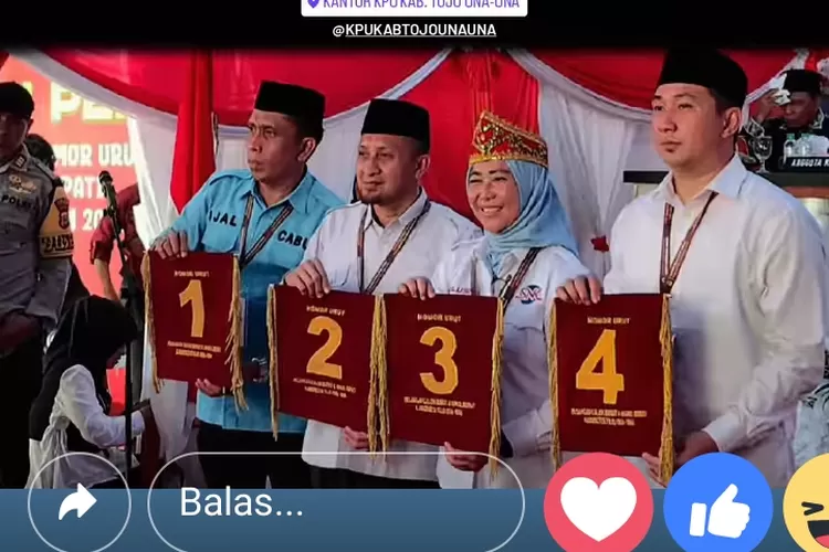 Paslon Sovianur Kure - Lucky Lasahido nomor urut 3. Foto: Istimewa