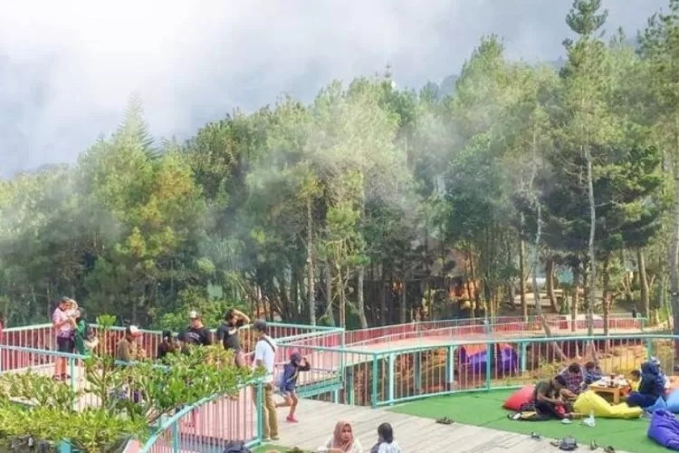 Suanaa kafe Kopi Kabut yang keren dan romantis. Pas buat ngisi liburan Natal dan Tahun Baru. (Foto: internet/Ist/liburanyuk)