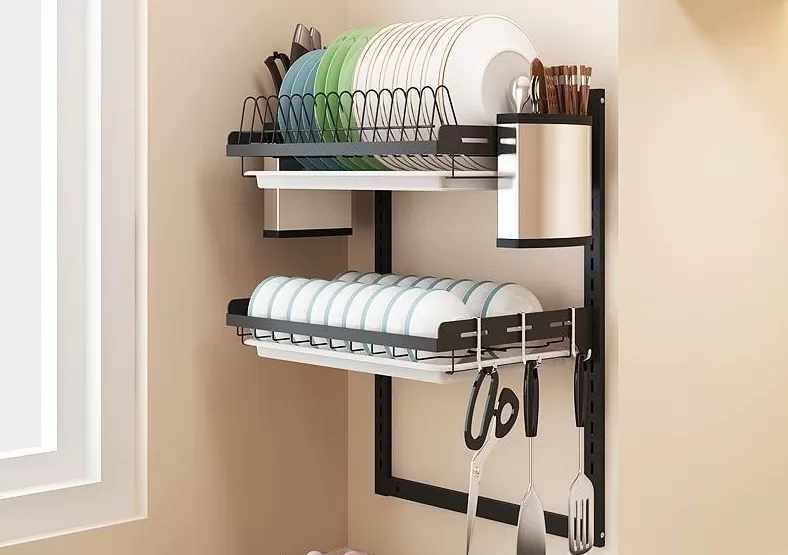 ilustrasi rak dapur besi (qhomemart.com)