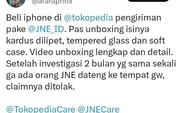 Pelajaran Berharga dari Kasus Unboxing iPhone: Kualitas Pengiriman JNE dan Penanganan Klaim Tokopedia Memburuk?