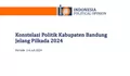 Sebaran Responden Indonesia Political Opinion, Dadang Supriatna Jelang Pilkada 2024 Unggul 57,4 Persen