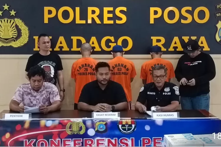 Pengungkapan kasus pidana oleh Polres Poso selama Oktober 2025