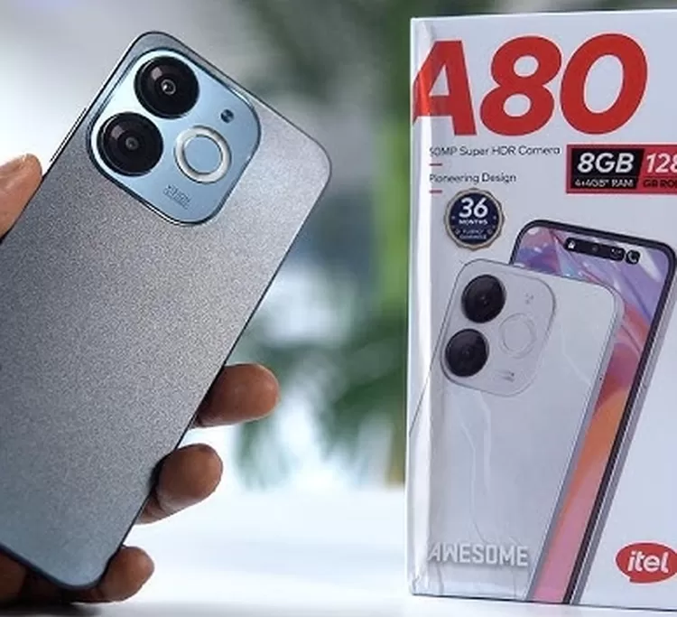 HP itel A80 4 GB/128 GB