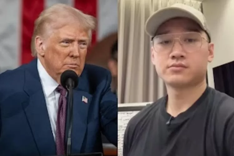 Potret Presiden Amerika Serikat, Donald Trump (kiri) dan Influencer Indonesia, Raymond Chin (kanan). (Instagram.com / @potus - @raymondchins)