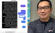 Tak segan tunjukkan isi chat dengan Ridwan Kamil, Lisa Mariana klaim lebih dulu dihubungi hingga berlanjut ke Telegram