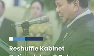 Reshuffle Kabinet Ketiga: 8 Bulan, 3 Kali Guncangan Kursi Menteri Era Prabowo