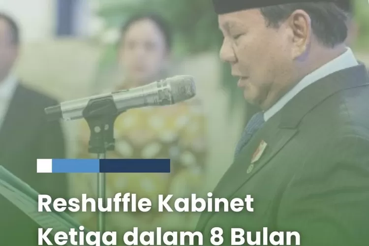 Reshuffle Kabinet Ketiga: 8 Bulan, 3 Kali Guncangan Kursi Menteri Era Prabowo (dok)