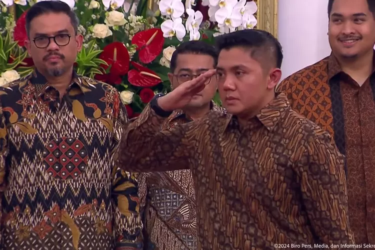 Mayor Teddy Indra Wijaya menjadi Sekretaris Kabinet. (Tangkapan layar Youtube Sekretariat Presiden)