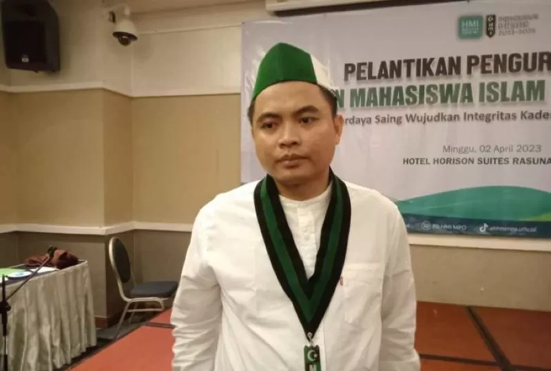 Ketua Umum Pengurus Besar Himpunan Mahasiswa Islam (PB HMI MPO), Mahfut Khanafi
