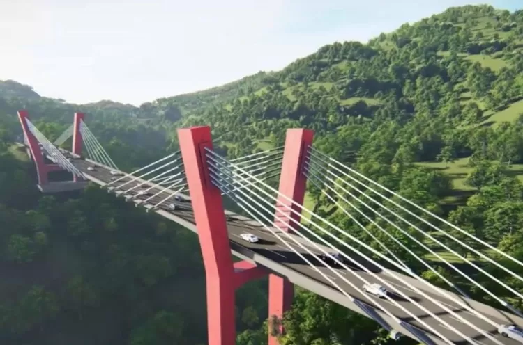 Proyek Flyover Sitinjau Lauik di Sumatera Barat (Foto: Ist)