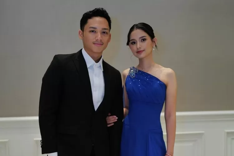 Azriel Hermansyah dan Sarah Menzel kompak hadiri undangan pernikahan (Foto: Gorajuara/ Instagram/ @azriel_hermansyah)