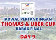 Jadwal Final Thomas dan Uber Cup 2024,  Minggu 5 Mei: Indonesia Optimis Juara