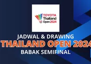 Jadwal Semifinal Thailand Open 2024: Indonesia Tersisa 2 Wakil , Live di iNews TV