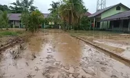 Diduga Akibat Pematangan Lahan, Banjir Lumpur di Palaran, Ratusan Murid Dipulangkan